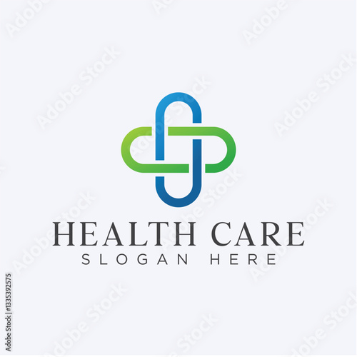 Healthcare logo, hospital logo, medical logo, health icon
