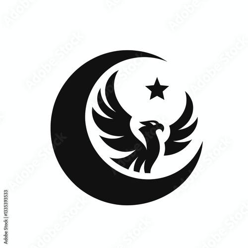 Astounding Black Eagle Logo for Professional Branding