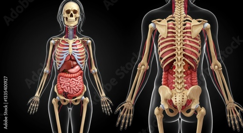 Detailed Illustration of Adult Female Anatomy