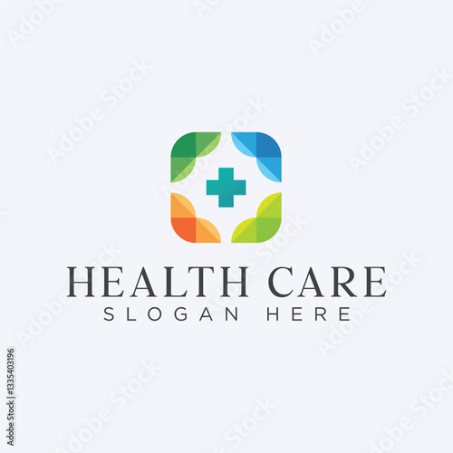 Healthcare logo, hospital logo, medical logo, health icon