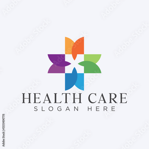 Healthcare logo, hospital logo, medical logo, health icon