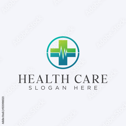 Healthcare logo, hospital logo, medical logo, health icon