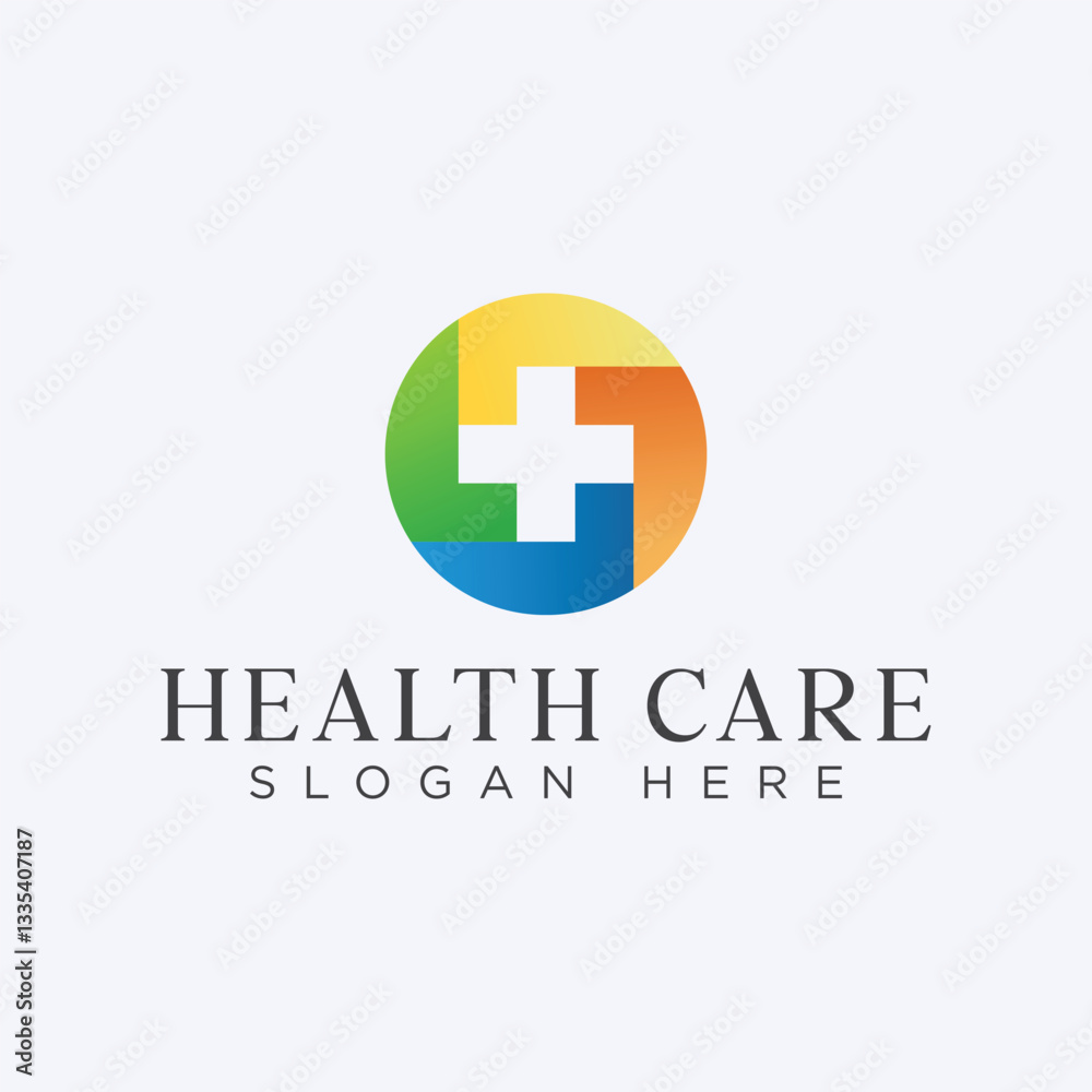 Obraz premium Healthcare logo, hospital logo, medical logo, health icon