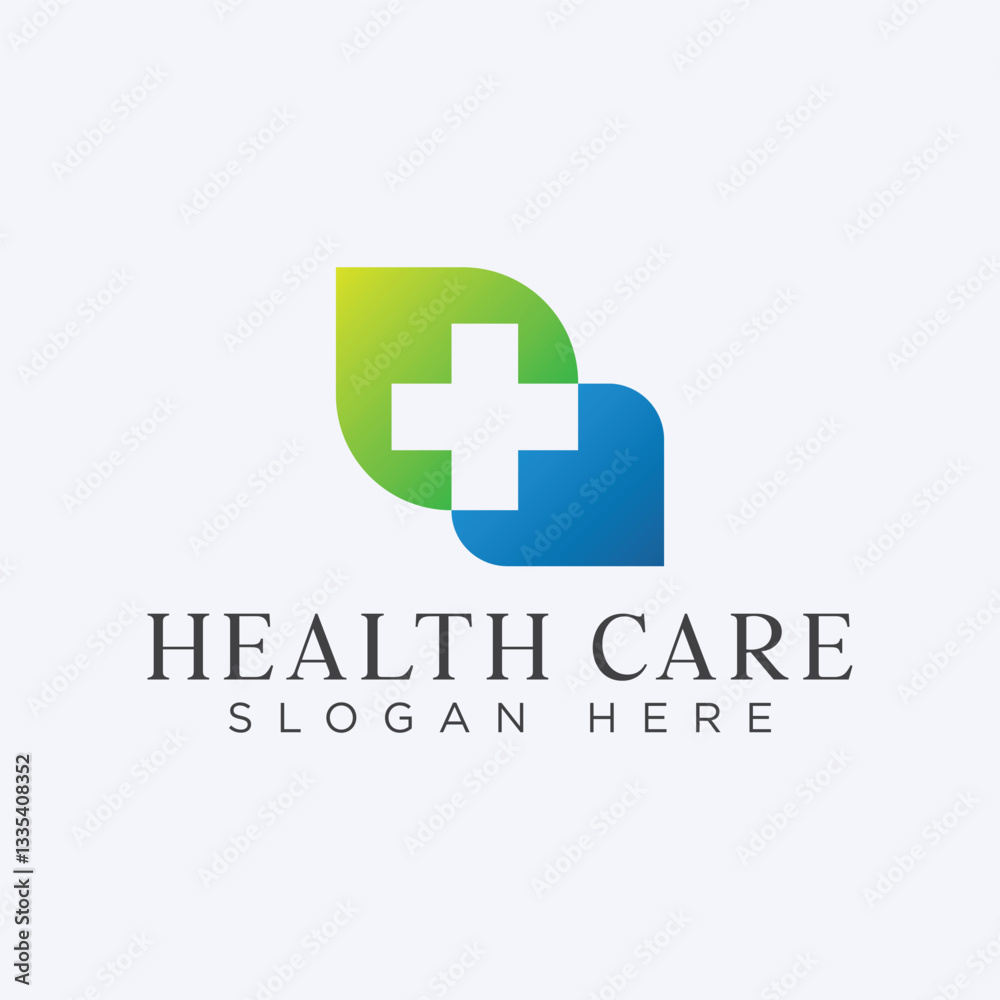 Obraz premium Healthcare logo, hospital logo, medical logo, health icon