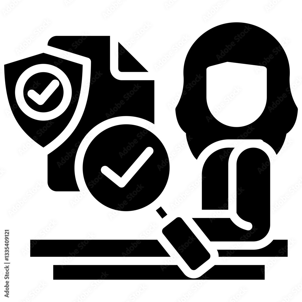 Reliability Prediction glyph icon Reliability Prediction glyph icon