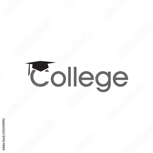 An academic crest-style logo design representing collaborative learning and career development in vector brand identity.