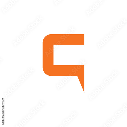 Free Download A minimalist and clever letter C logo representing smart thinking and innovative ideas with a professional brand identity image. - GFXLoad