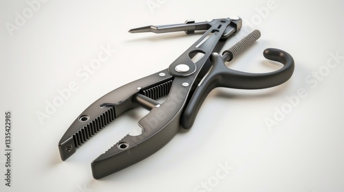 Precision MultiTool Pliers with Spring Mechanism and Interchangeable Tips for DIY Projects and photo