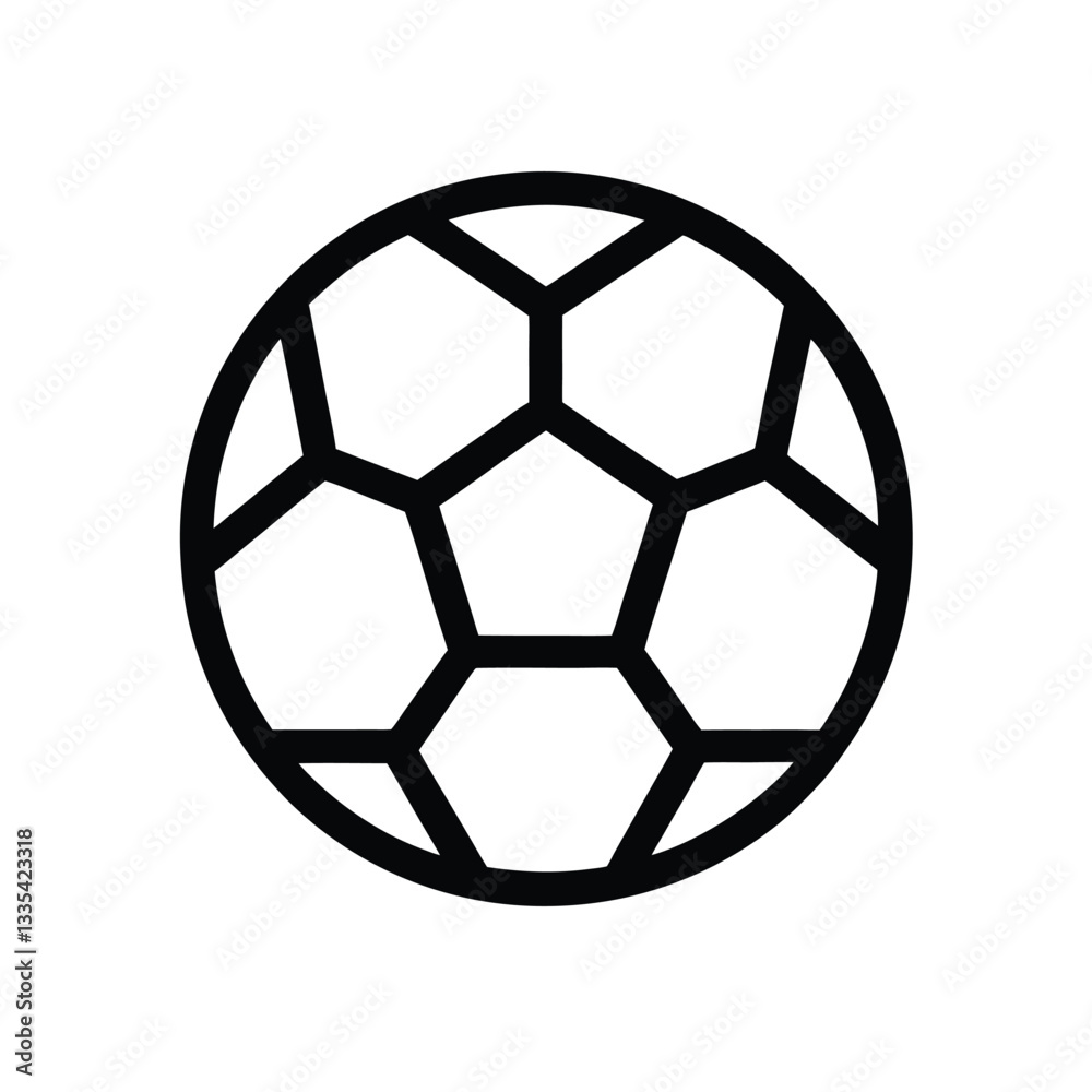 soccer ball isolated vector illustration soccer ball isolated vector illustration