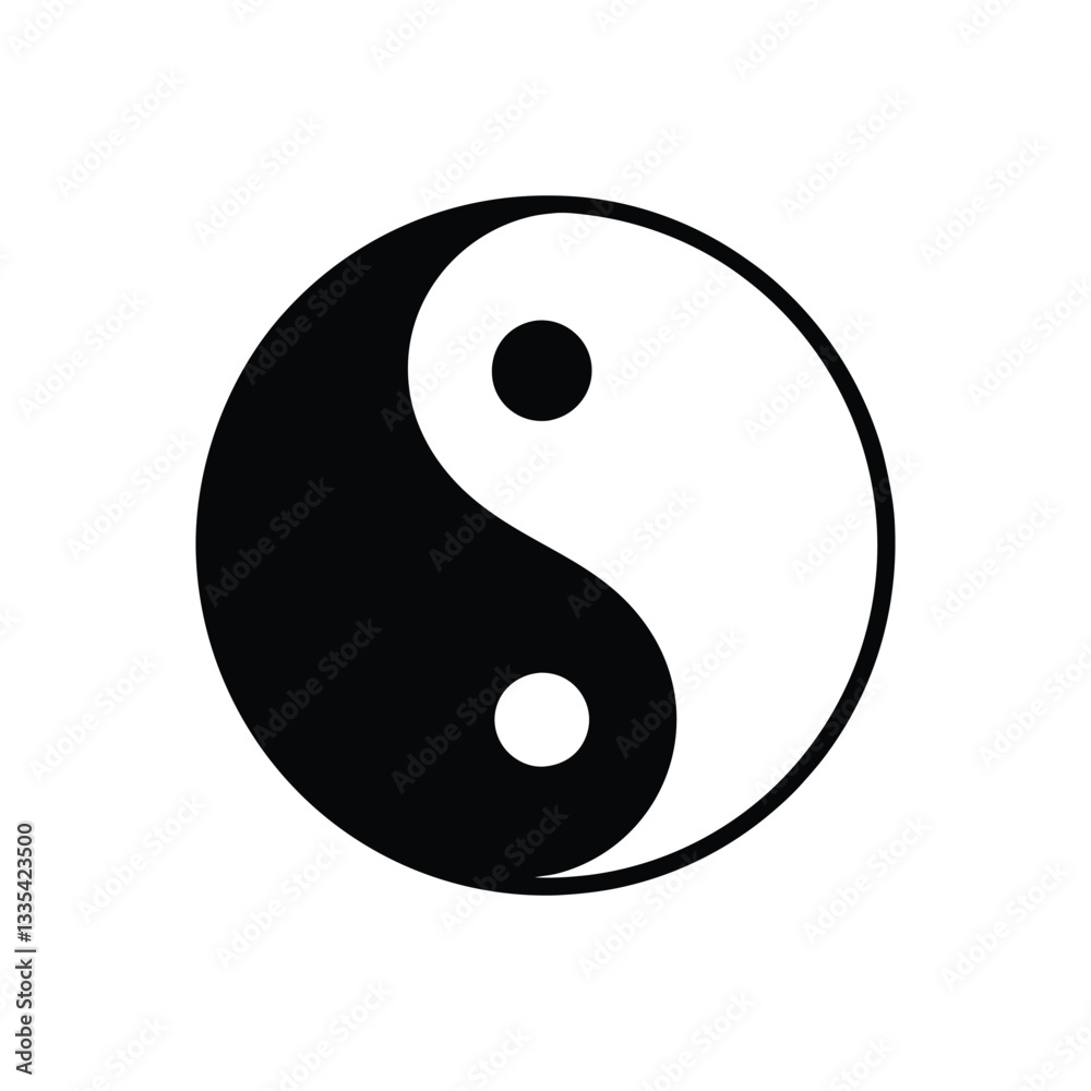 yin yang symbol vector illustration yin yang symbol vector illustration