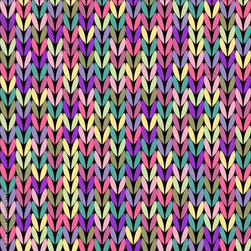 Knitted background pattern wallpaper knitting decorative print handmade textile knitting handiwork