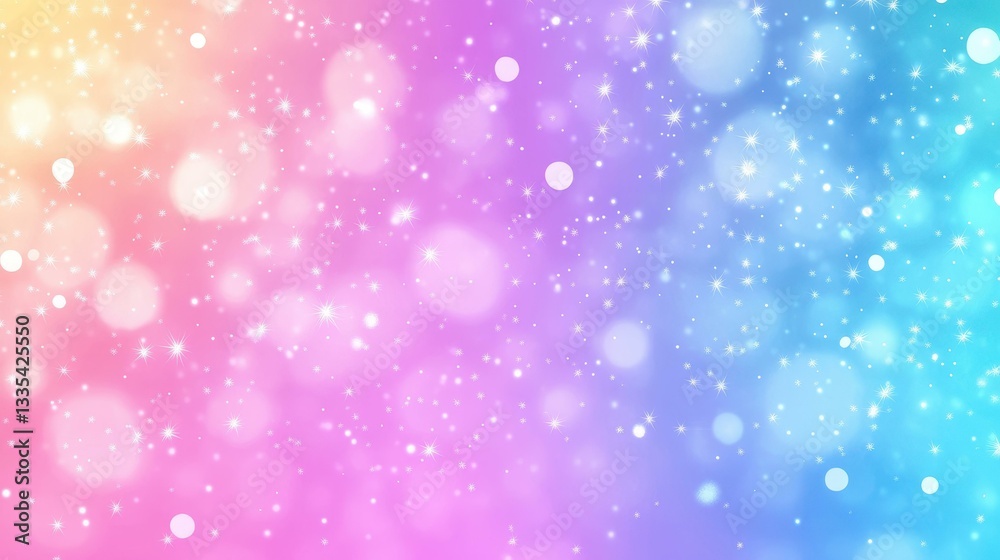 Experience a mesmerizing holographic gradient background adorned with soft, magical lights in a vibrant watercolor style. Experience a mesmerizing holographic gradient background adorned with soft, magical lights in a vibrant watercolor style.