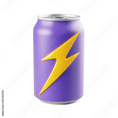 PNG 3D energy drink illustration isolated on a white background 
