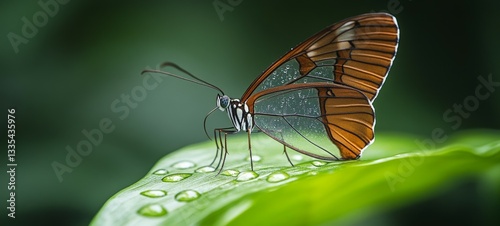 Glasswing in the Rainforest, Butterflies