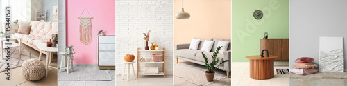 Group of minimalist domesti...