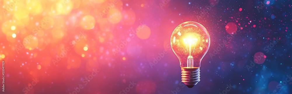 Illuminating Ideas: Bright Light Bulb Glowing with Inspiration and Creativity, Sparkling Innovation. Illuminating Ideas: Bright Light Bulb Glowing with Inspiration and Creativity, Sparkling Innovation.