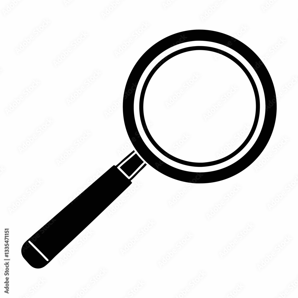 Magnifying Glass Icon for Search and Exploration Magnifying Glass Icon for Search and Exploration