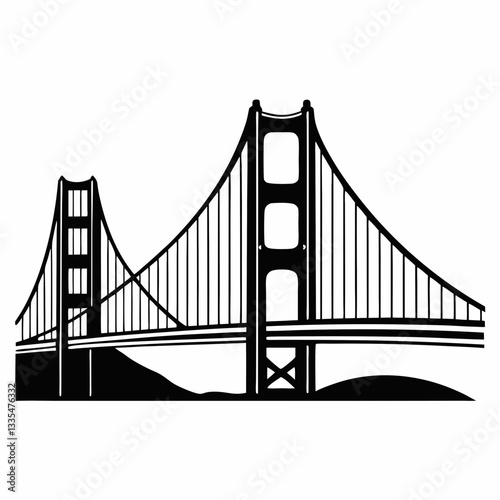 Golden Gate Bridge in San Francisco with ocean and city skyline in the background