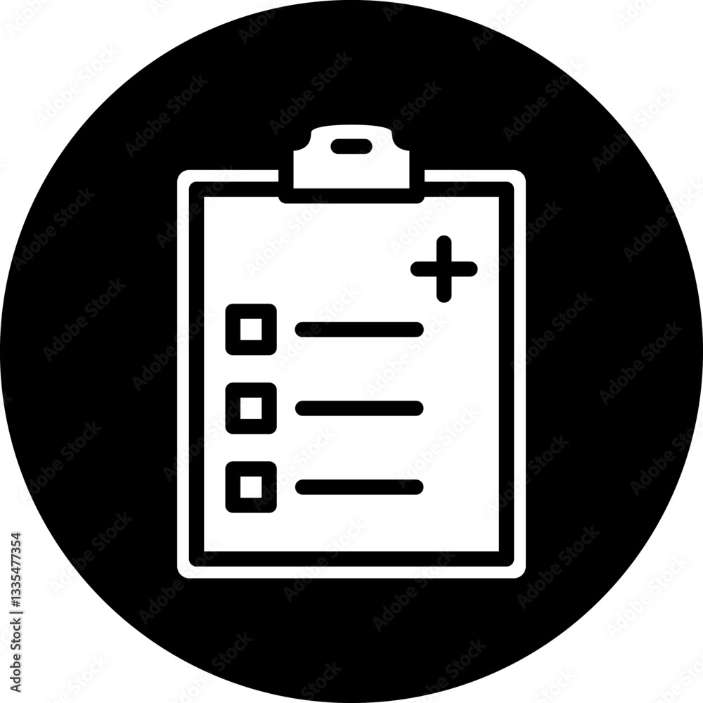Medical Report Icon Style Medical Report Icon Style