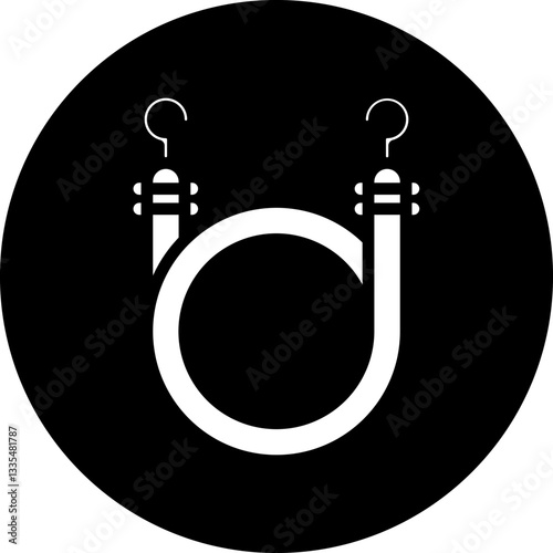 Bungee Cord Icon Style