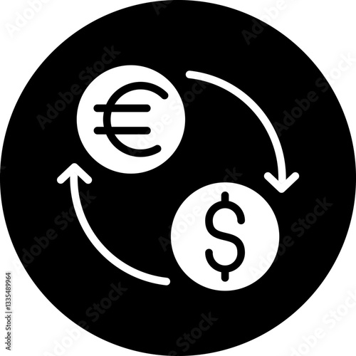 Money exchange Icon Style