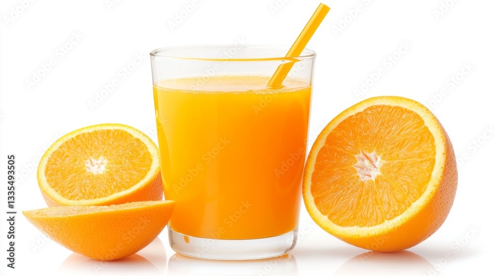 Refreshing action enjoying fresh orange juice kitchen table beverage photography bright environment close-up view citrus delight