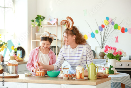 Happy mother with her daugh...