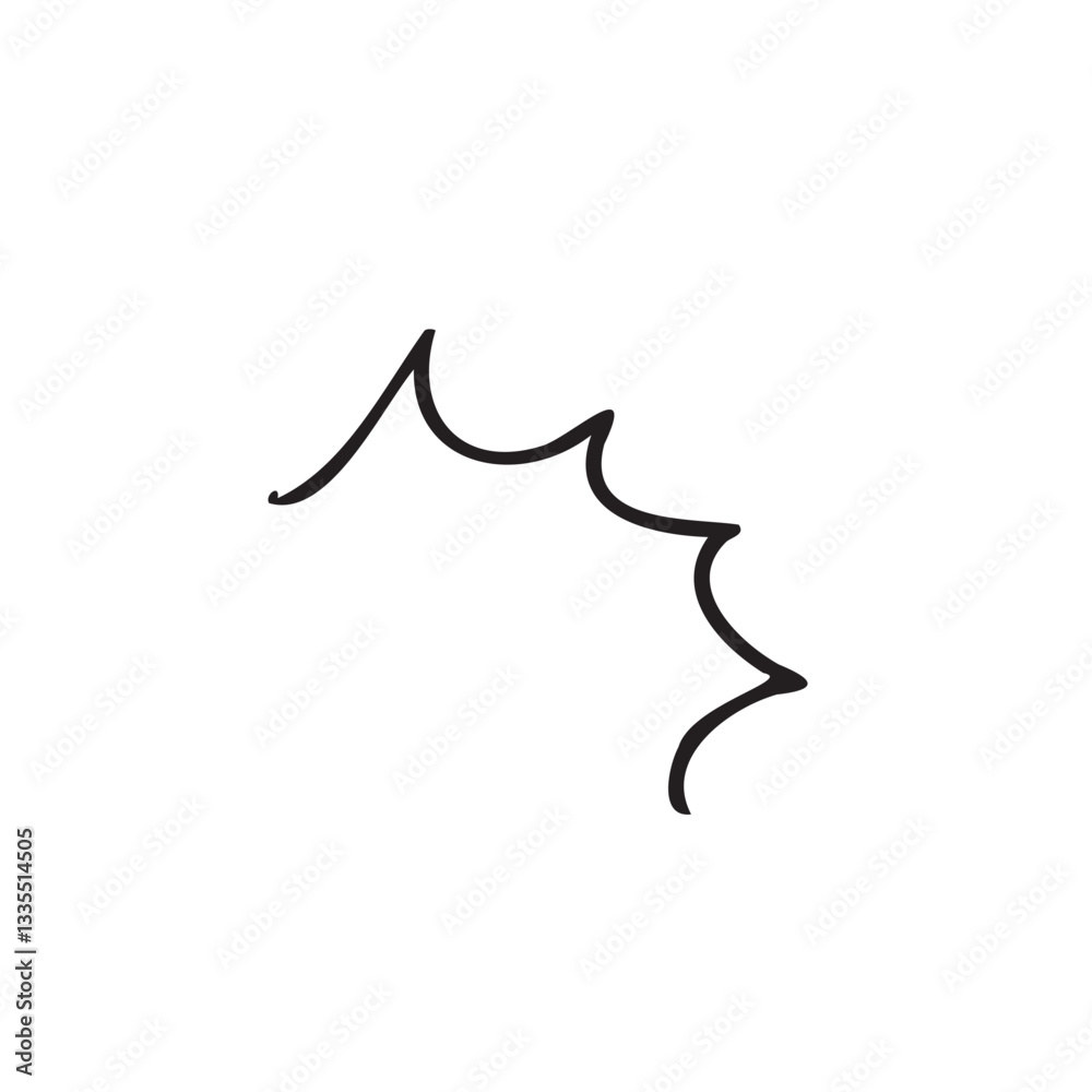 感情の表現 驚きの漫画的表現のモノクロイラスト あしらい単品 感情の表現 驚きの漫画的表現のモノクロイラスト あしらい単品