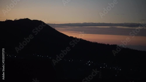 Dreamy Morning View of the Mountain Ranges photo