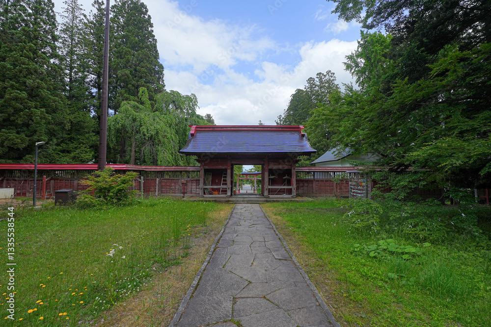 Naklejka premium 高照神社