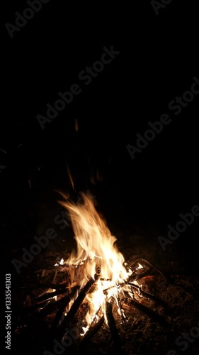 fire in the night