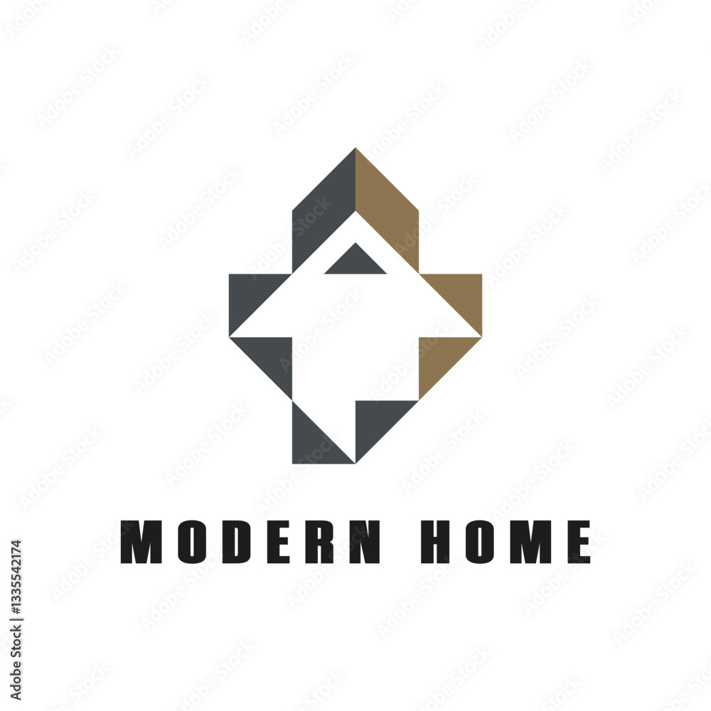 Fototapeta premium modern home logo design creative idea