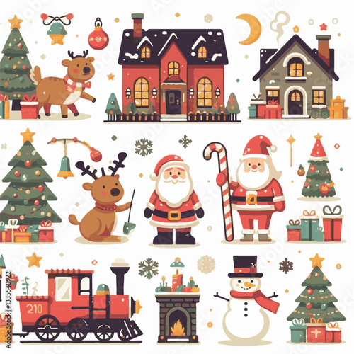 background, christmas, card, illustration, decoration, xmas, design, winter, greeting, white, vector, celebration, holiday, art, banner, happy, merry, tree, abstract, graphic, year, new, invitation, s