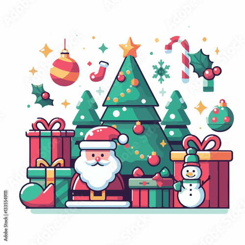background, christmas, card, illustration, decoration, xmas, design, winter, greeting, white, vector, celebration, holiday, art, banner, happy, merry, tree, abstract, graphic, year, new, invitation, s