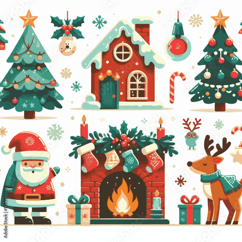 background, christmas, card, illustration, decoration, xmas, design, winter, greeting, white, vector, celebration, holiday, art, banner, happy, merry, tree, abstract, graphic, year, new, invitation, s
