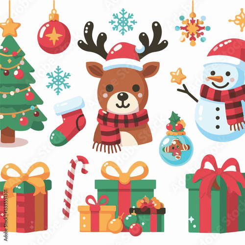 background, christmas, card, illustration, decoration, xmas, design, winter, greeting, white, vector, celebration, holiday, art, banner, happy, merry, tree, abstract, graphic, year, new, invitation, s