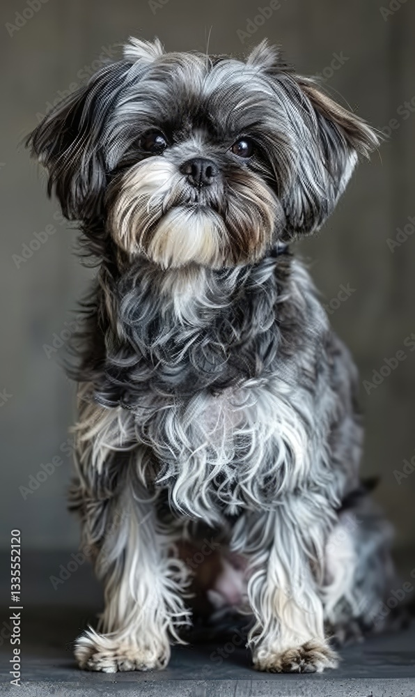 Adorable pet dog wallpaper with cute facial and body fur Generate AI Adorable pet dog wallpaper with cute facial and body fur Generate AI