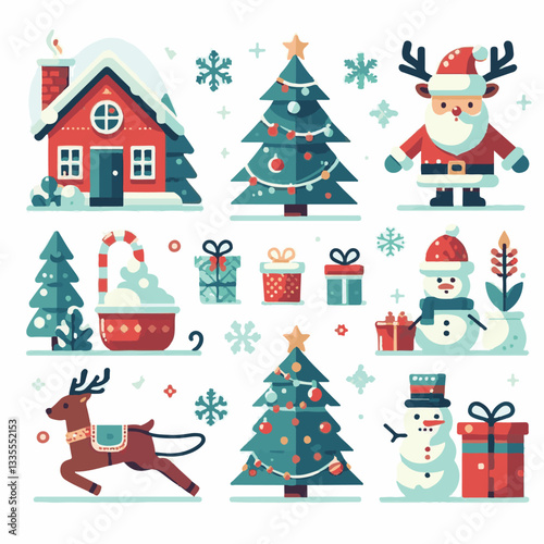background, christmas, card, illustration, decoration, xmas, design, winter, greeting, white, vector, celebration, holiday, art, banner, happy, merry, tree, abstract, graphic, year, new, invitation, s