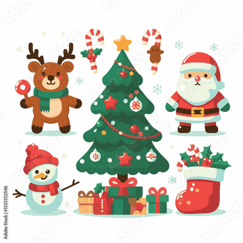 background, christmas, card, illustration, decoration, xmas, design, winter, greeting, white, vector, celebration, holiday, art, banner, happy, merry, tree, abstract, graphic, year, new, invitation, s