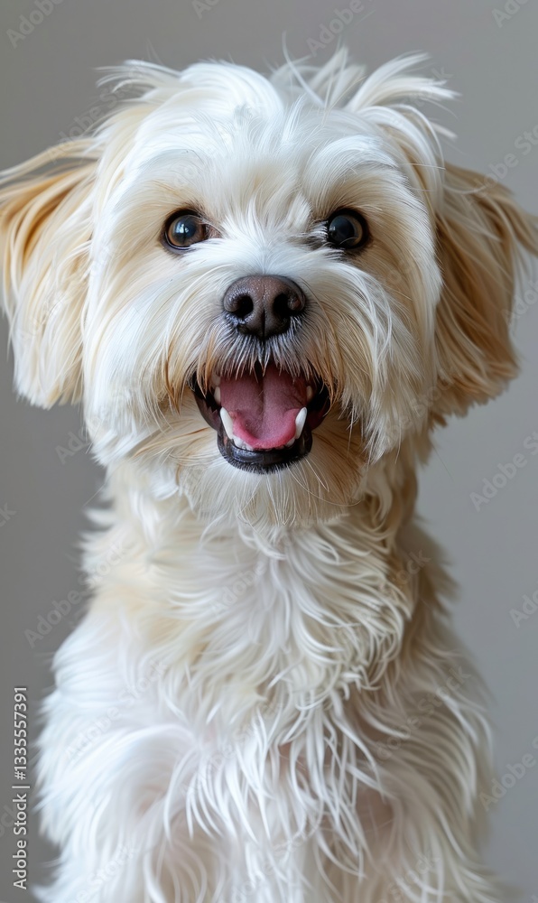 Adorable pet dog wallpaper with cute facial and body fur Generate AI Adorable pet dog wallpaper with cute facial and body fur Generate AI