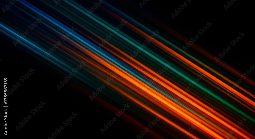 Abstract Diagonal Lines Dynamic Orange Teal Blue Light Streaks Modern Background Design Abstract Diagonal Lines Dynamic Orange Teal Blue Light Streaks Modern Background Design