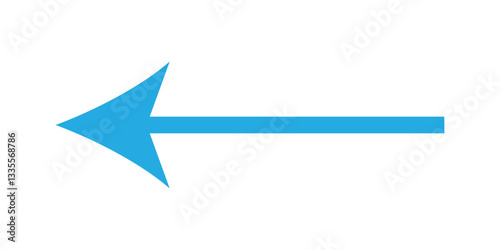 A large black icon with a solid long arrow pointing to the right on a white background