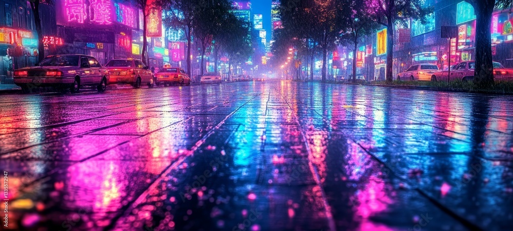 Fototapeta premium Candy Colored Reflections, Pastel colors