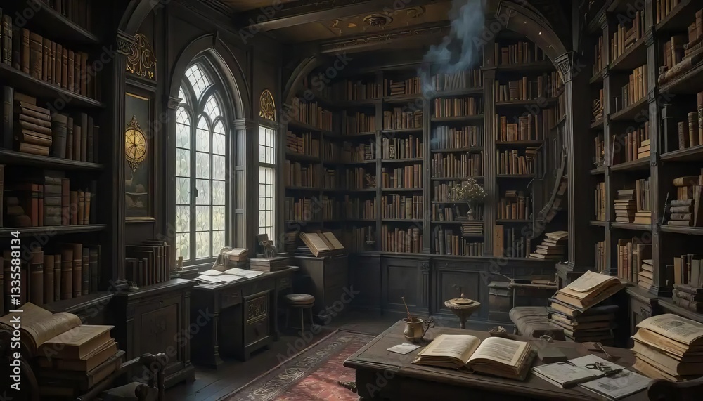 Obraz premium Whispers of the Ancient Books