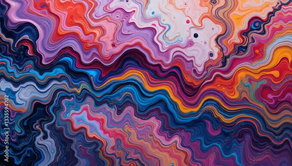 Obraz premium Fluid Art Alchemy