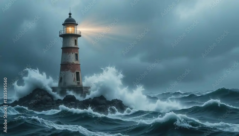 Lighthouse Against the Gale Lighthouse Against the Gale