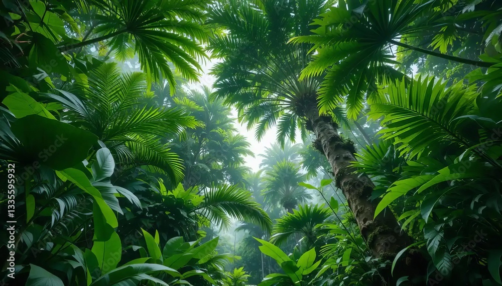 Fototapeta premium Emerald Rainforest Canopy