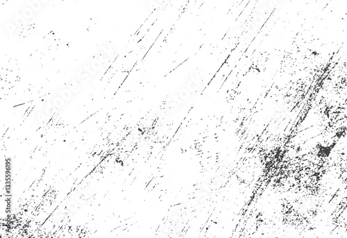 Distressed overlay rough textured. Distressed black sketches line texture. Dust overlay textured. Grain noise particles.


