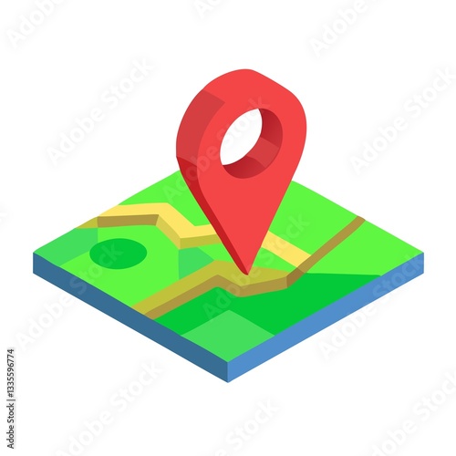 Free Download map pointer with pin : Generative AI  - GFXLoad