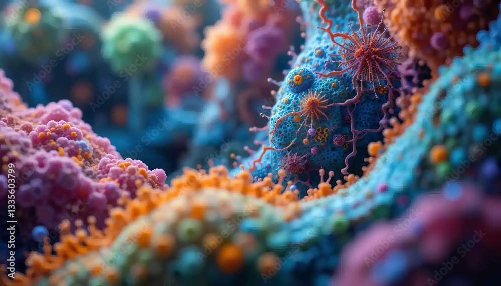 Obraz premium Molecular 